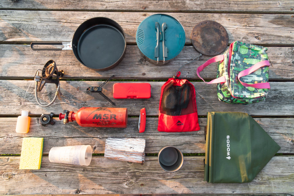 La cuisine en voyage à vélo